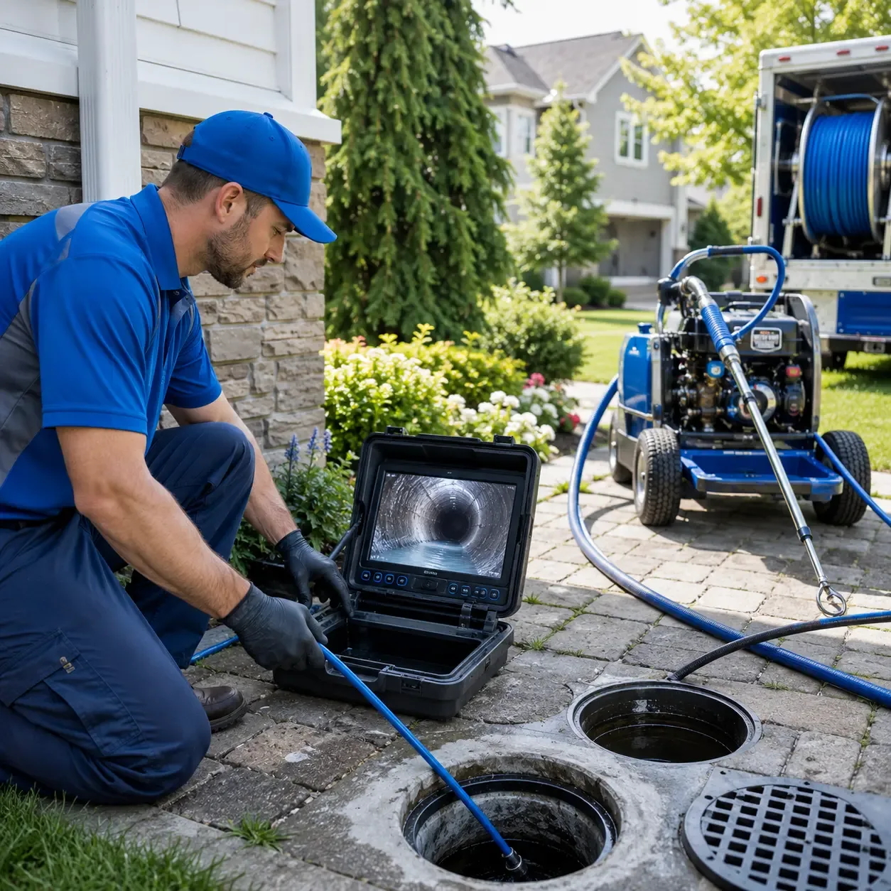 Outdoor drain cleaning professionals serving Riverbank, CA